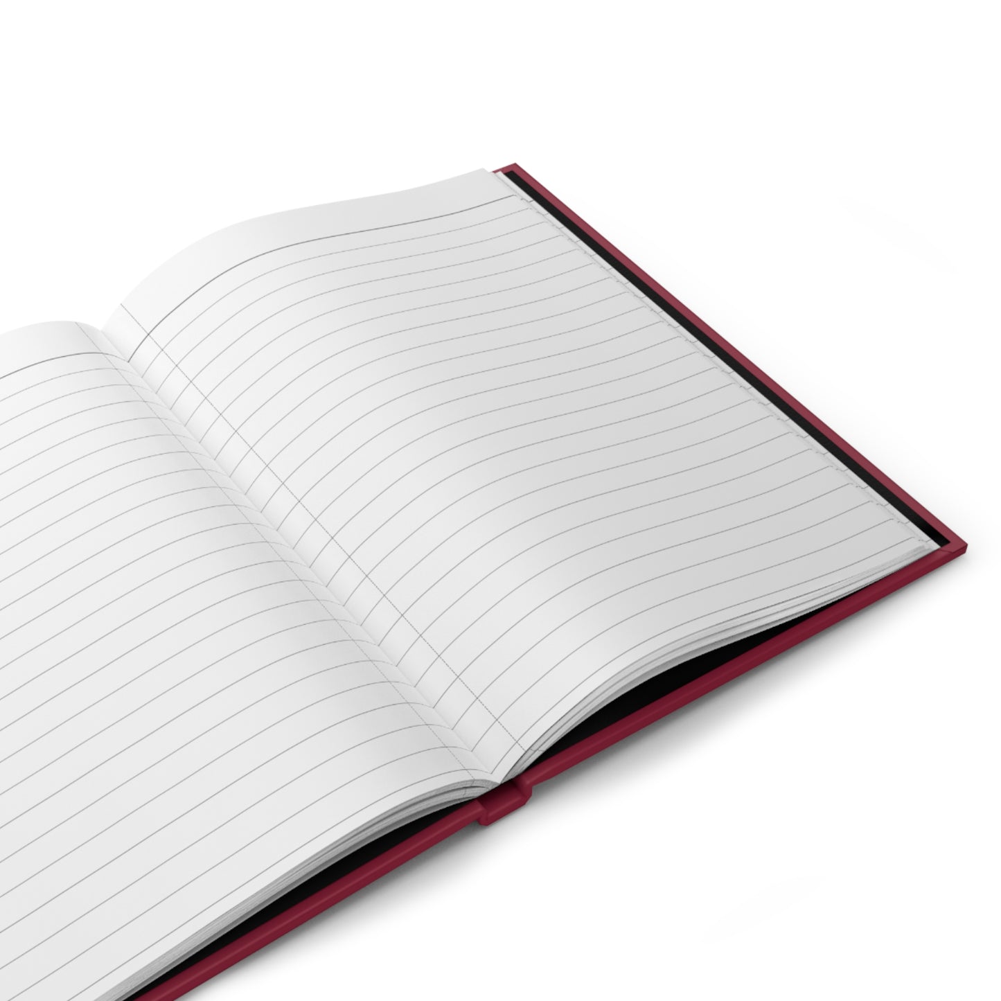 Dream Journal Hardcover — Ornate Compass Lettering, Burgundy Matte Notebook for Lucid Dreaming & Nighttime Reflection