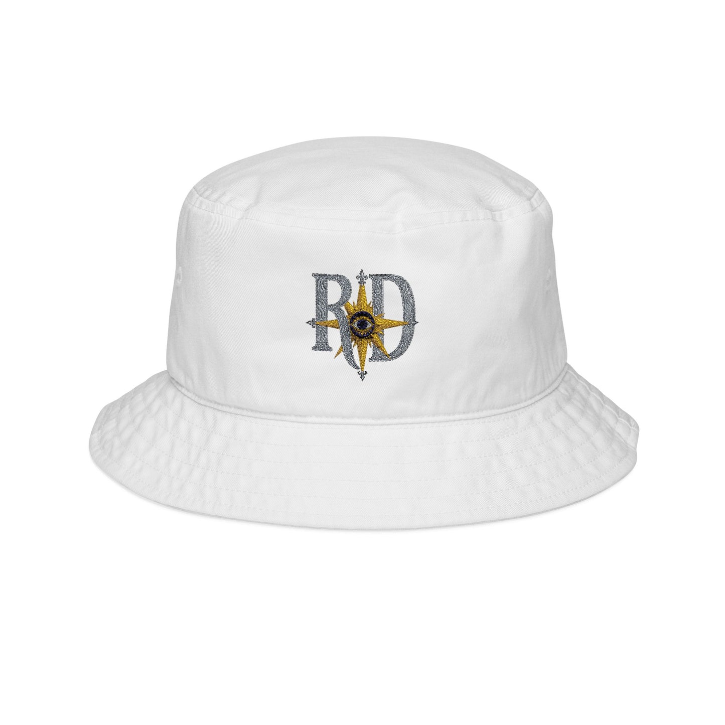 Embroidered RD Compass Bucket Hat — Reanne Dupris Logo