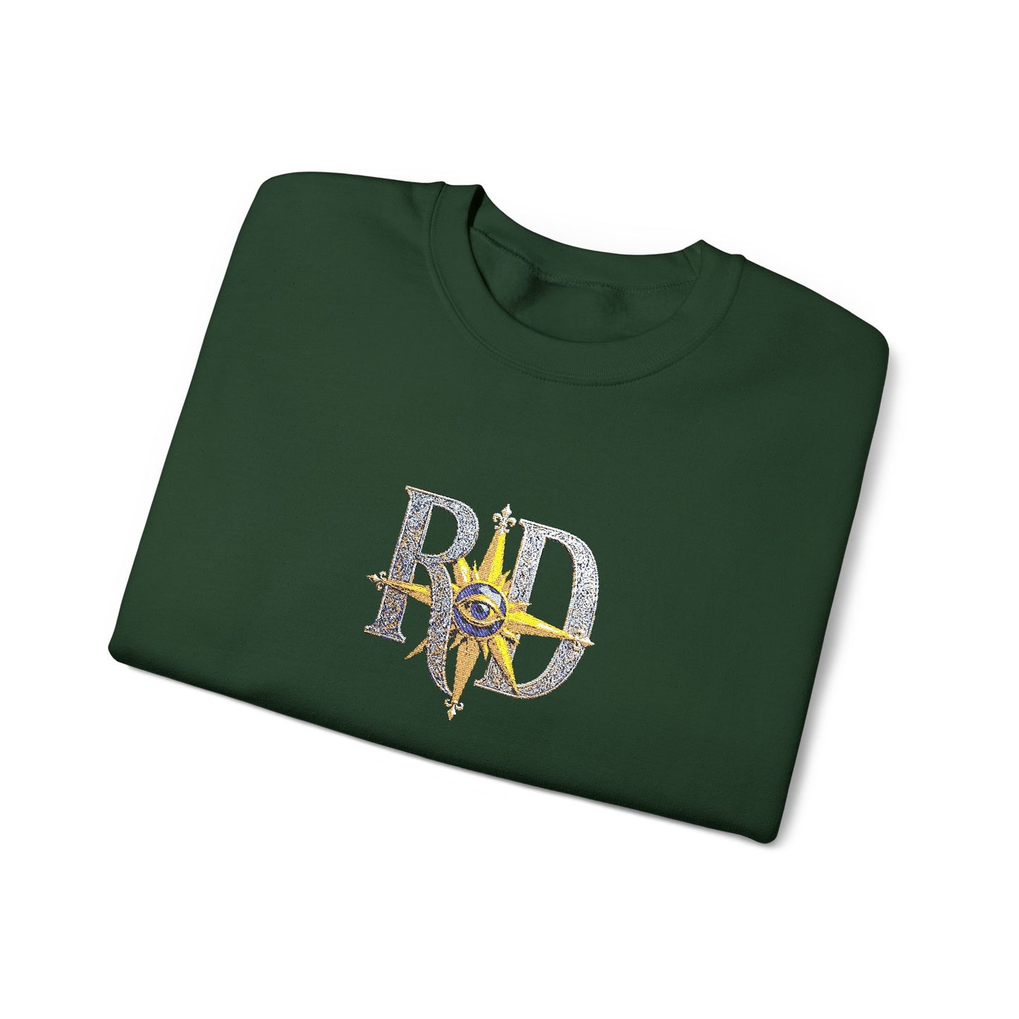 Reanne Dupris Embroidered Crewneck Sweatshirt with embroidered sleeves