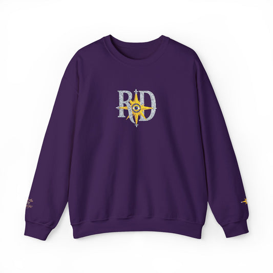 Reanne Dupris Embroidered Crewneck Sweatshirt with embroidered sleeves
