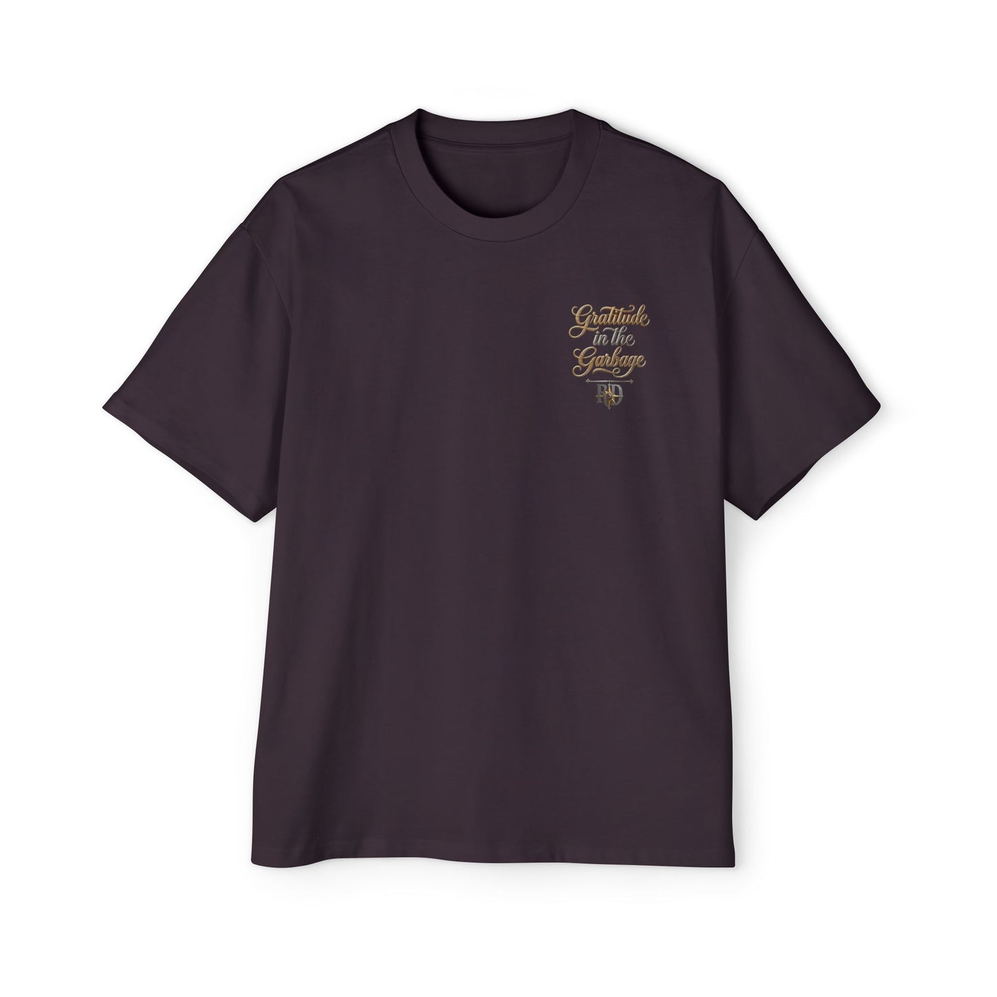 Gratitude in the Garbage Oversized Tee — Men's Graphic T‑Shirt