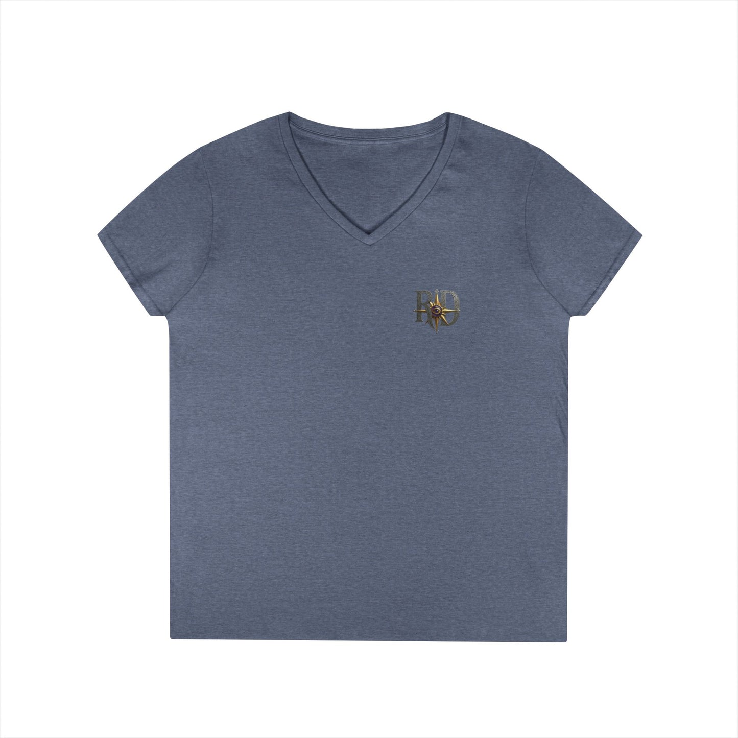 Reanne Dupris Compass  V-Neck Tee —