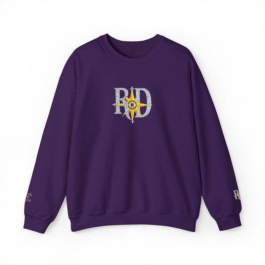 Reanne Dupris Embroidered Crewneck Sweatshirt with embroidered sleeves