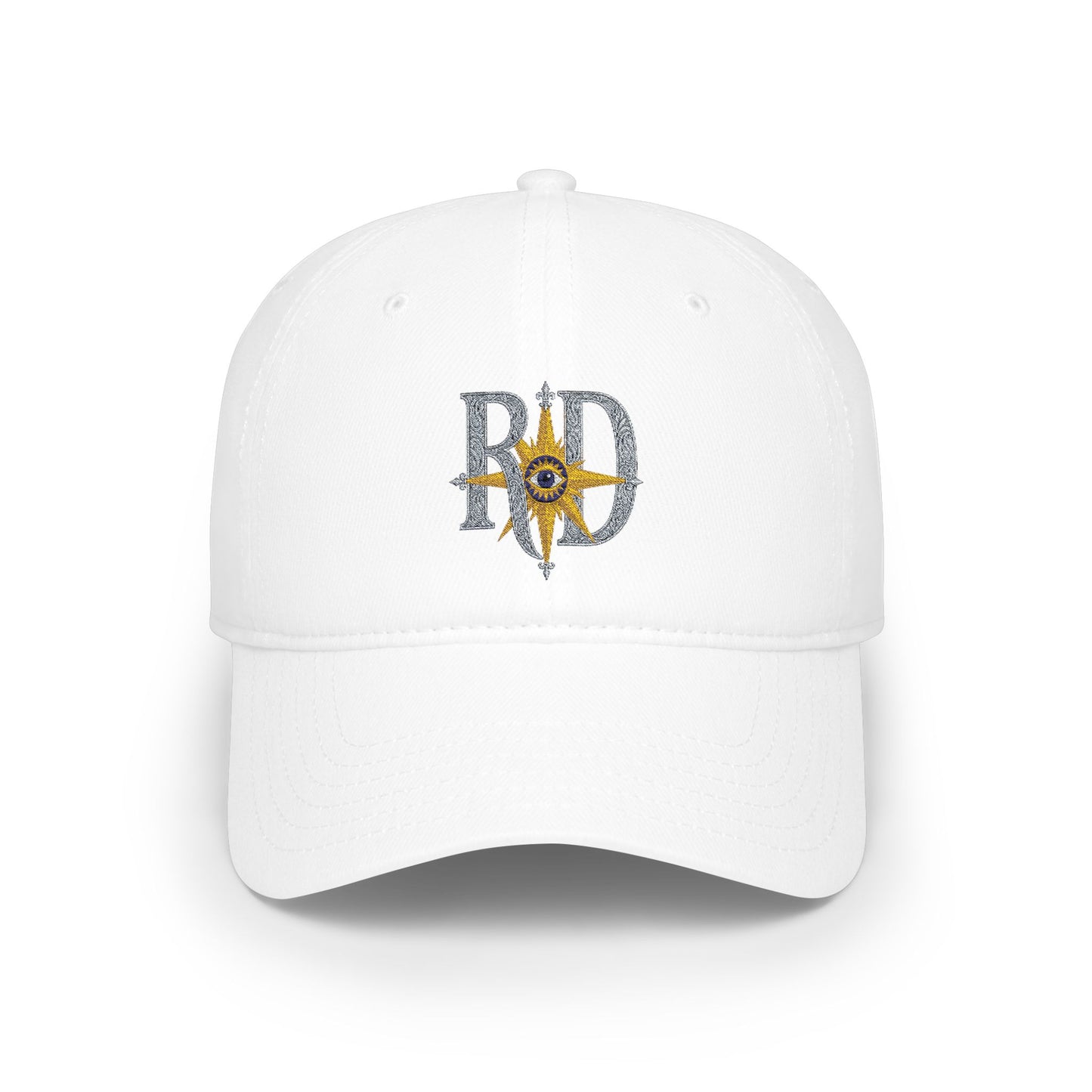 Low Profile Cap — Rustic Compass Rose RD Embroidered Hat