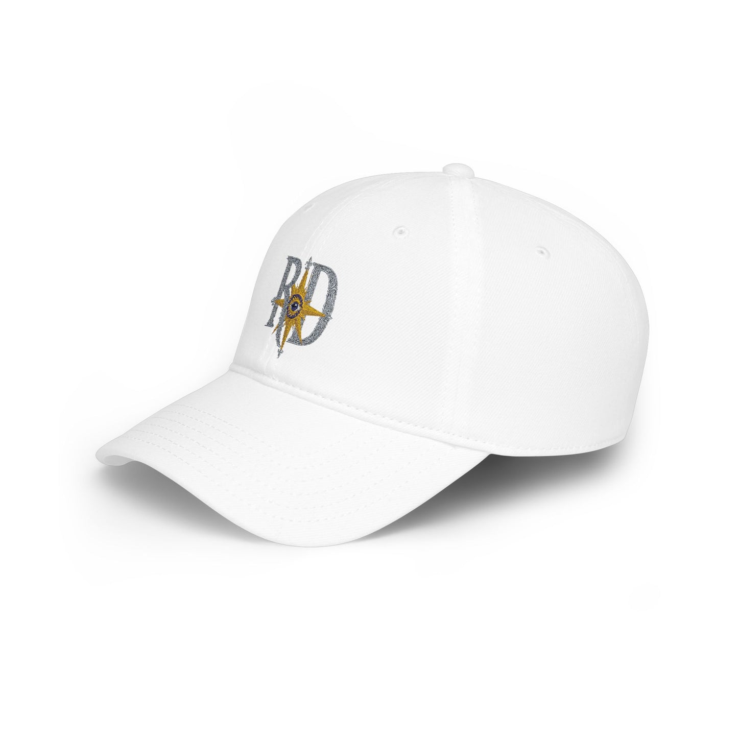 Low Profile Cap — Rustic Compass Rose RD Embroidered Hat