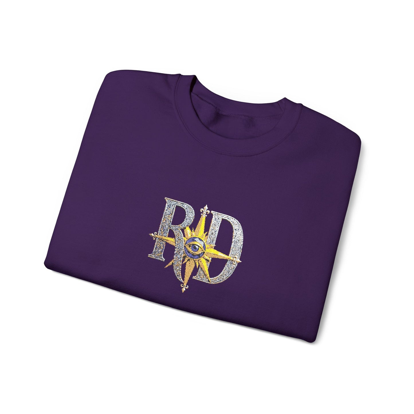 Reanne Dupris Embroidered Crewneck Sweatshirt with embroidered sleeves