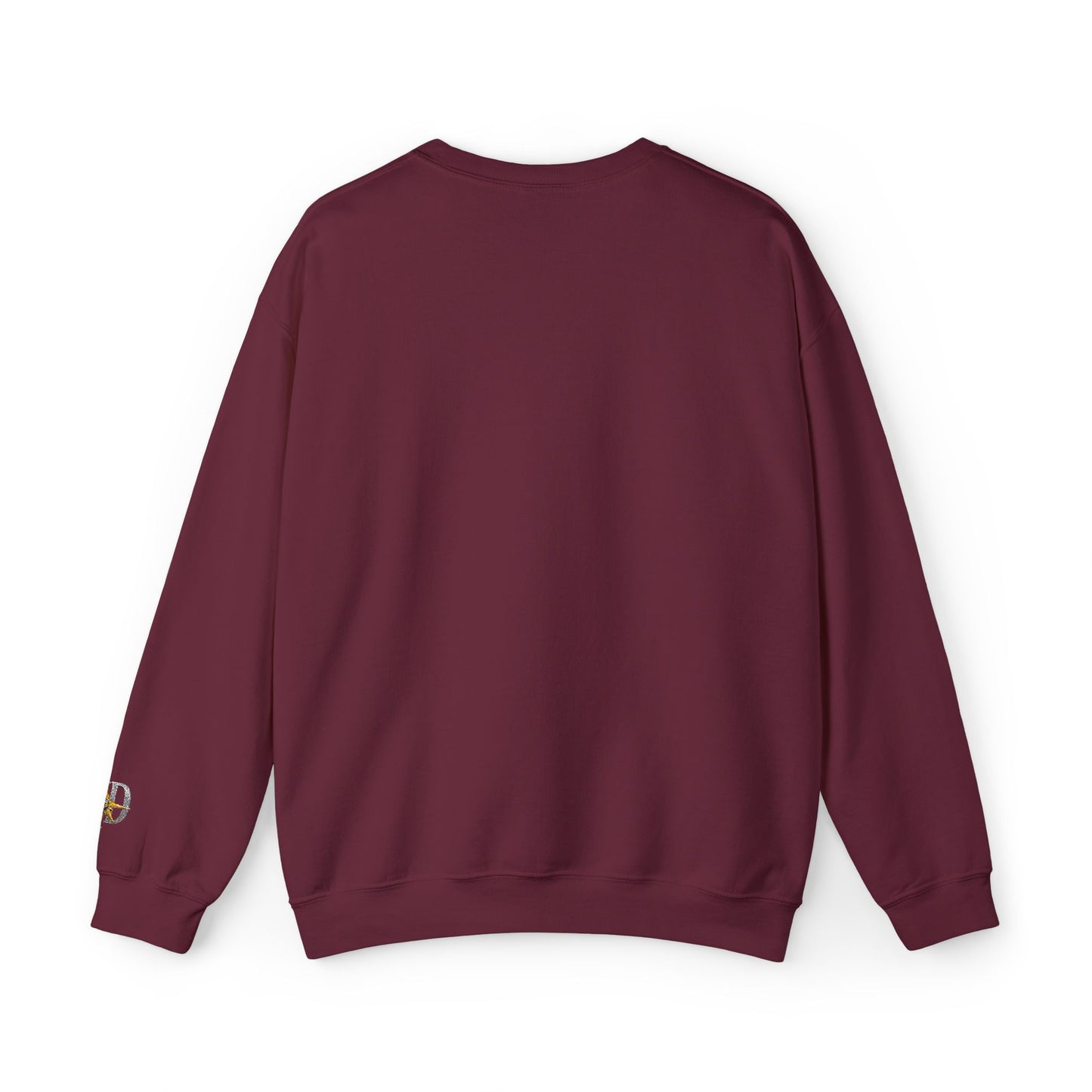 Reanne Dupris Embroidered Crewneck Sweatshirt with embroidered sleeves