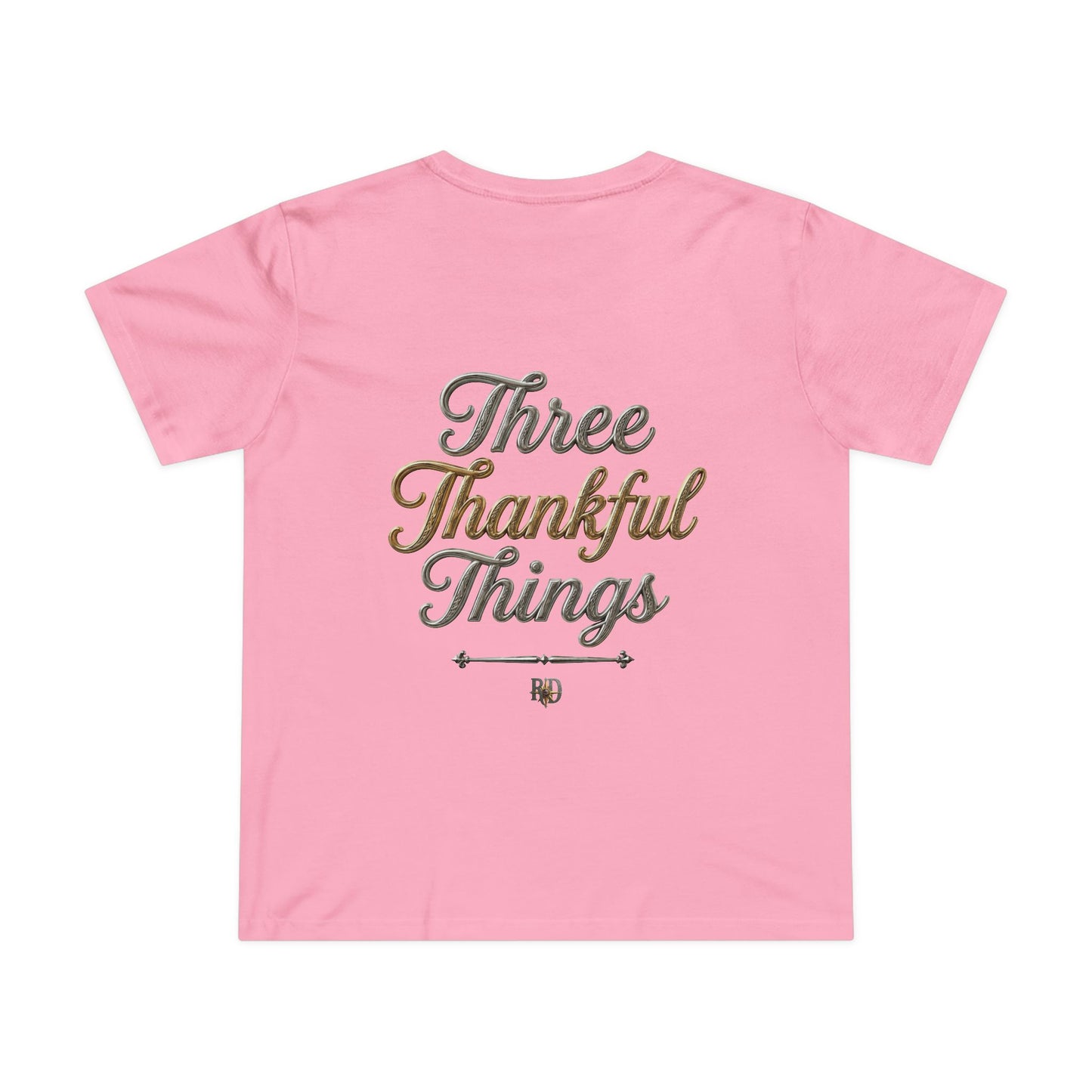 "Three Thankful Things" Women’s Maple Tee