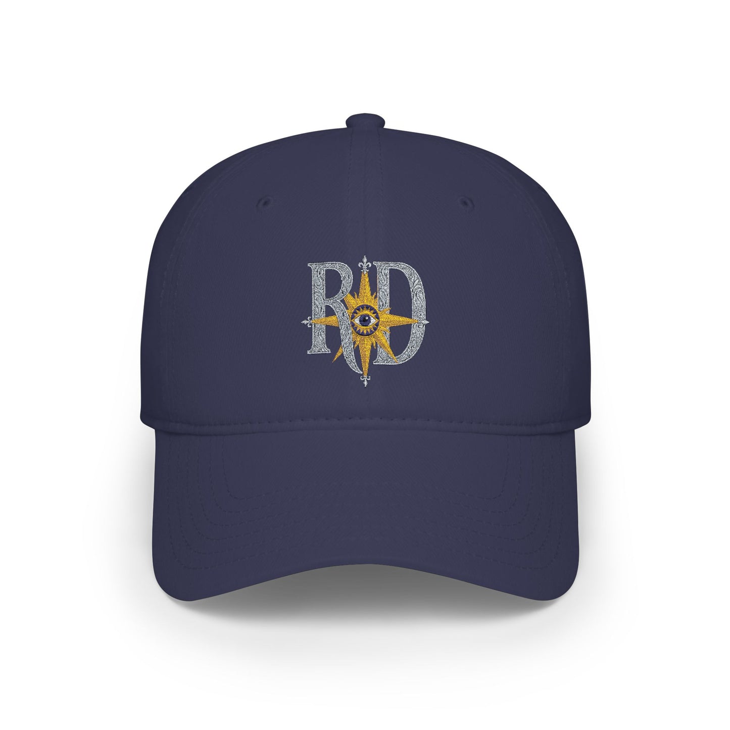 Low Profile Cap — Rustic Compass Rose RD Embroidered Hat