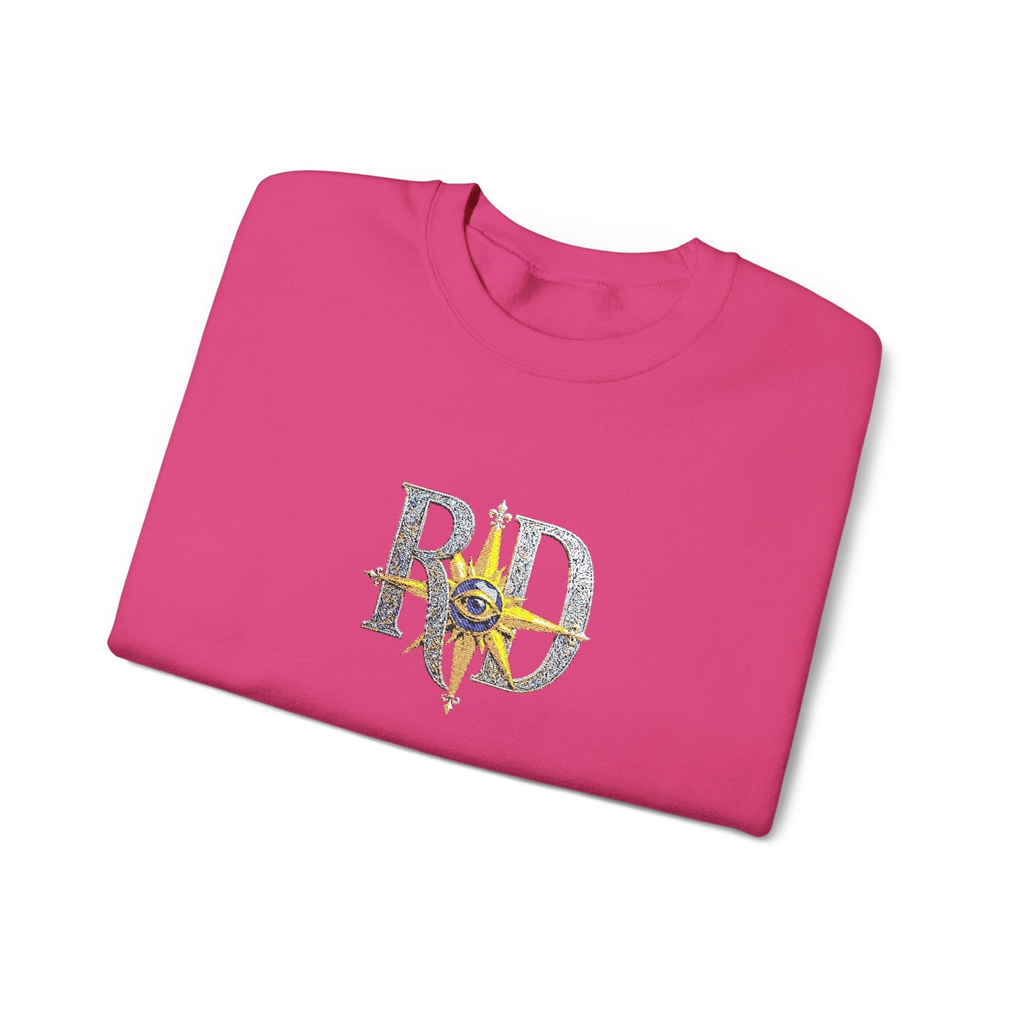 Reanne Dupris Embroidered Crewneck Sweatshirt with embroidered sleeves