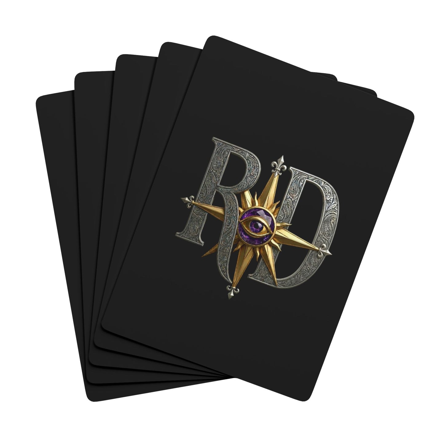 Poker Playing Cards — Gothic Compass Ace Deck