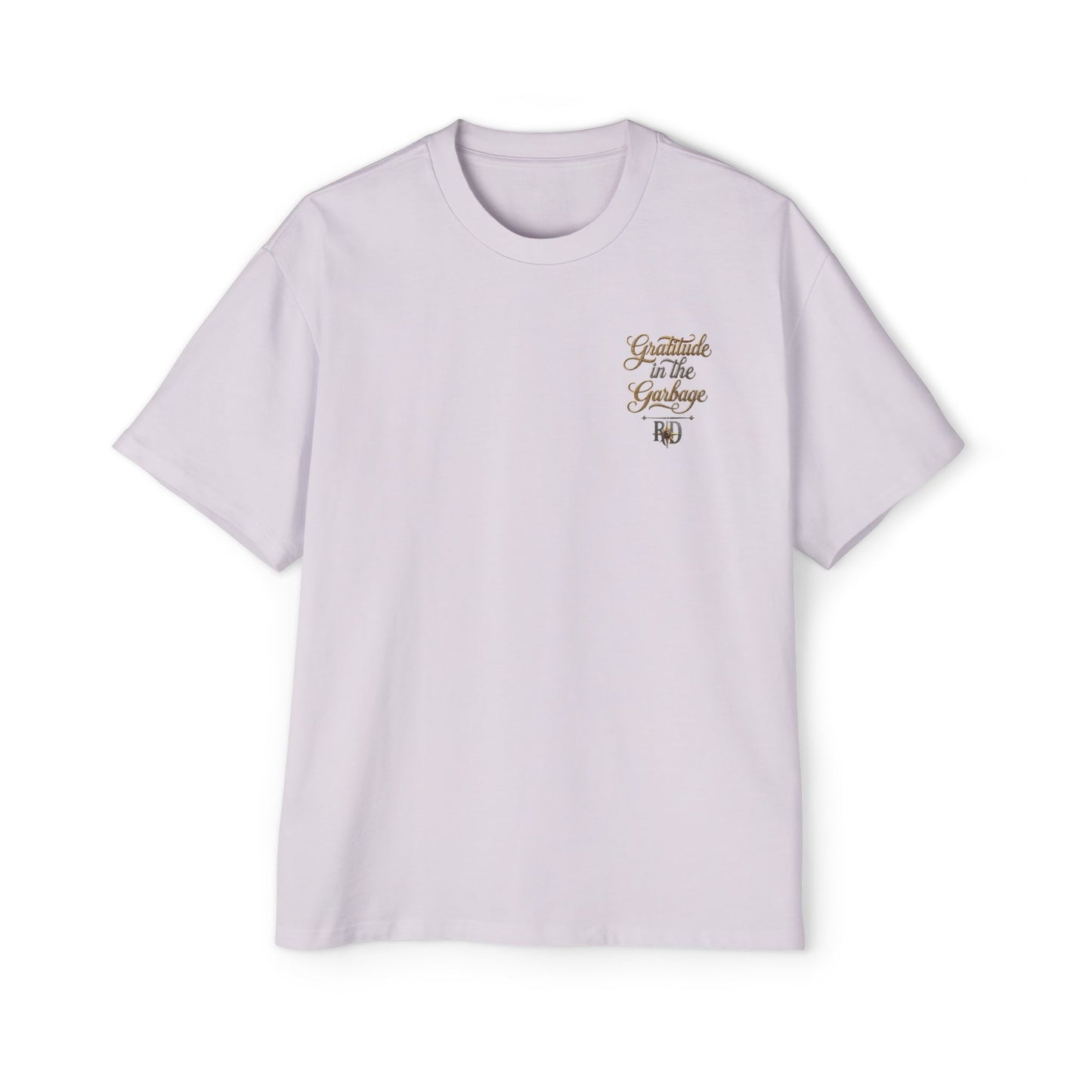 Gratitude in the Garbage Oversized Tee — Men's Graphic T‑Shirt