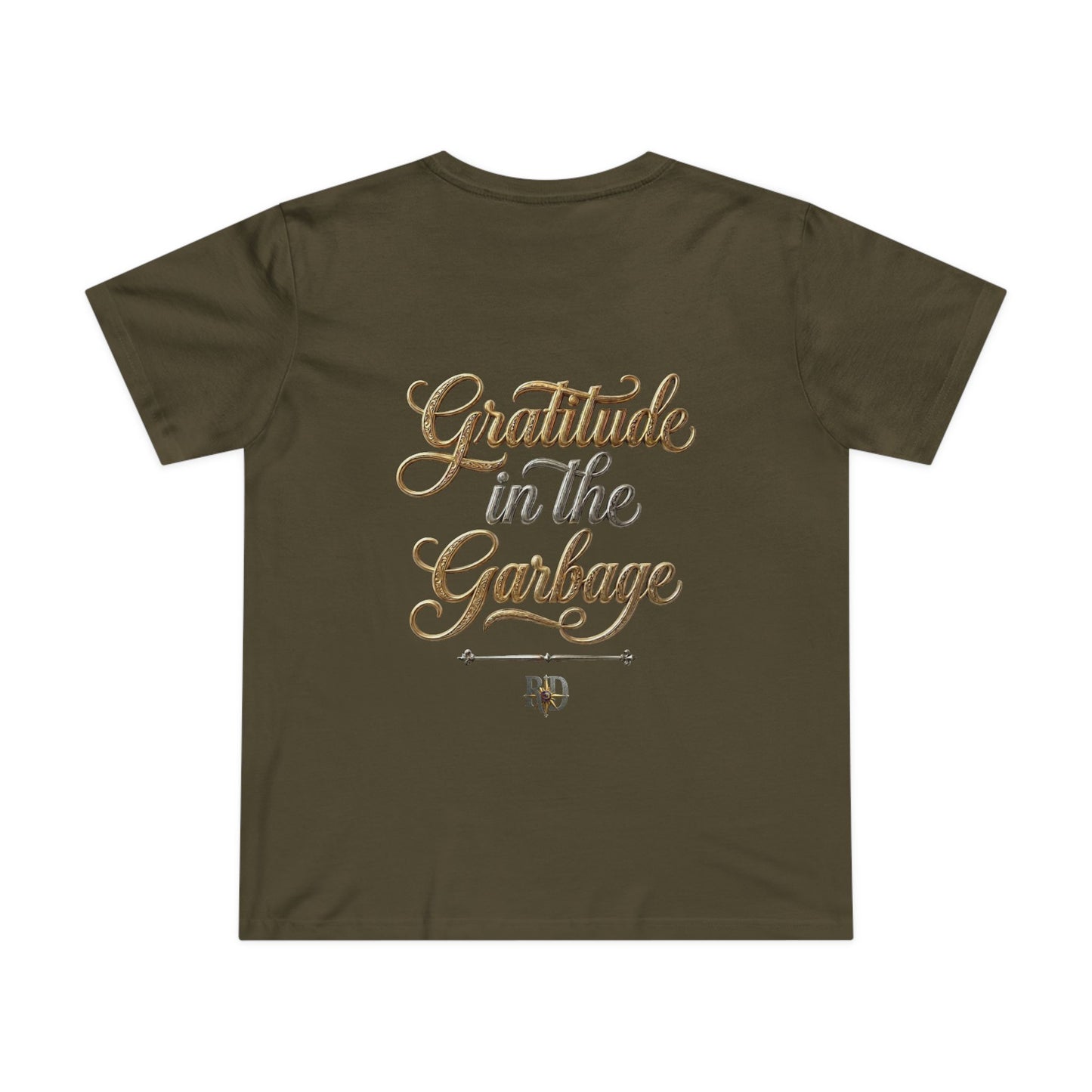 "Gratitude In The Garbage" Women’s Maple Tee