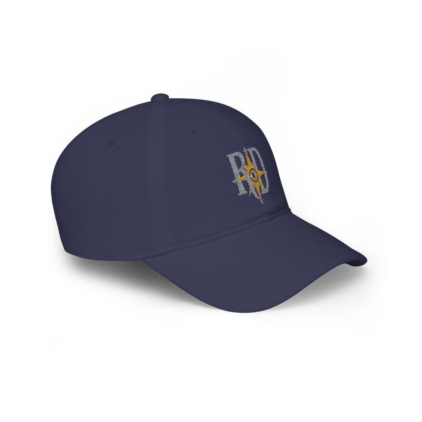 Low Profile Cap — Rustic Compass Rose RD Embroidered Hat