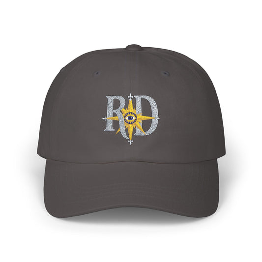 Reanne Dupris Compass Dad Cap — Embroidered 'RD' Nautical Logo Baseball Hat