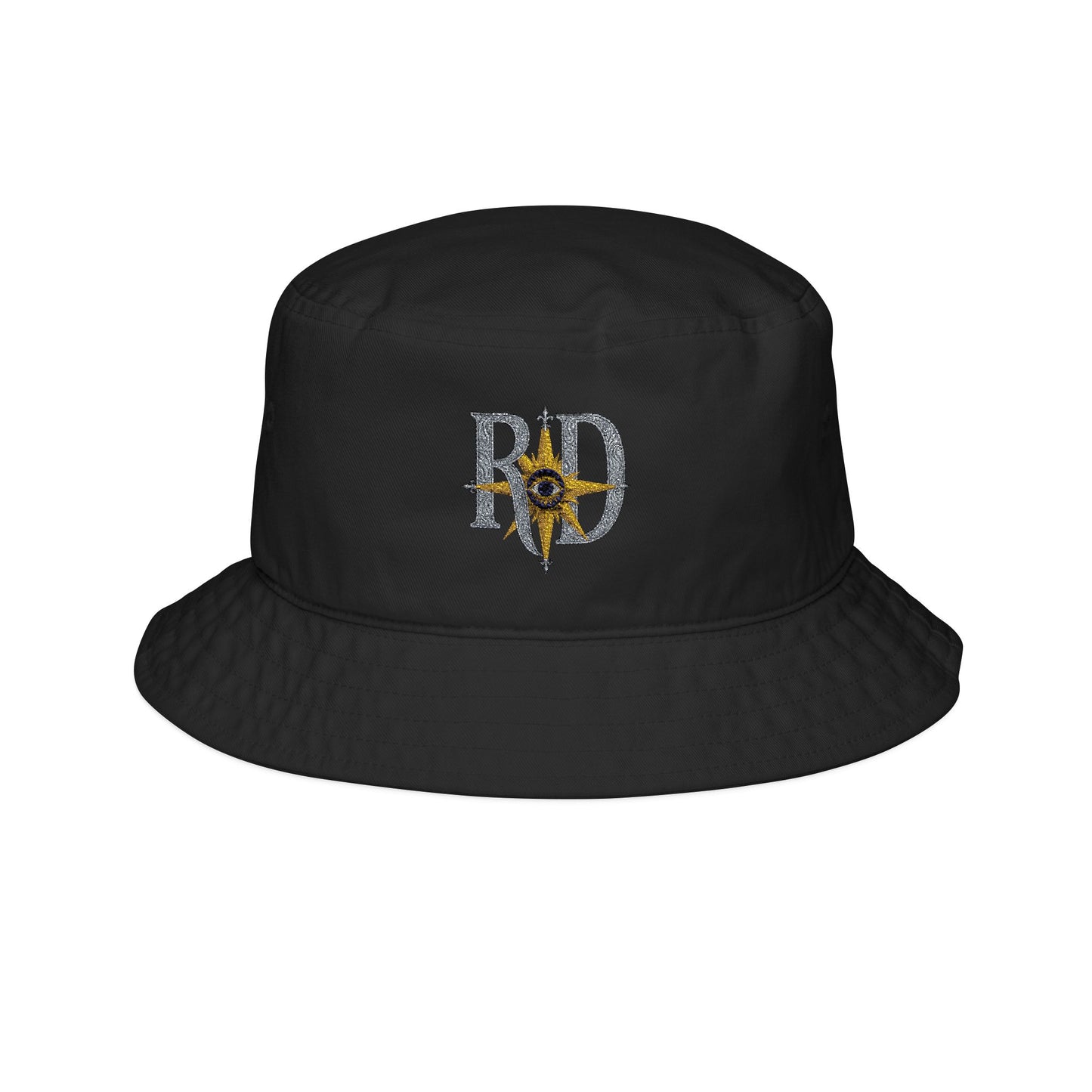 Embroidered RD Compass Bucket Hat — Reanne Dupris Logo
