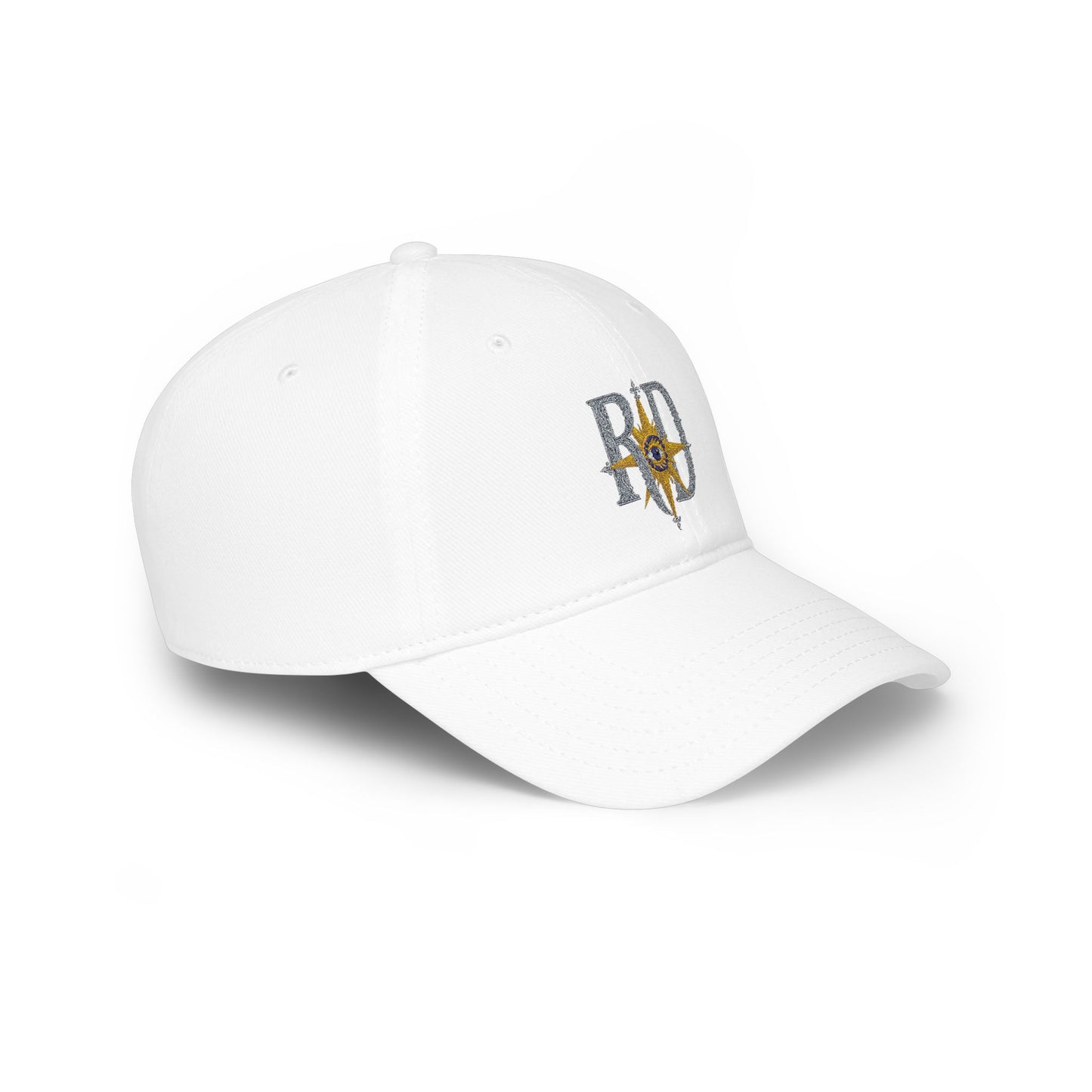 Low Profile Cap — Rustic Compass Rose RD Embroidered Hat