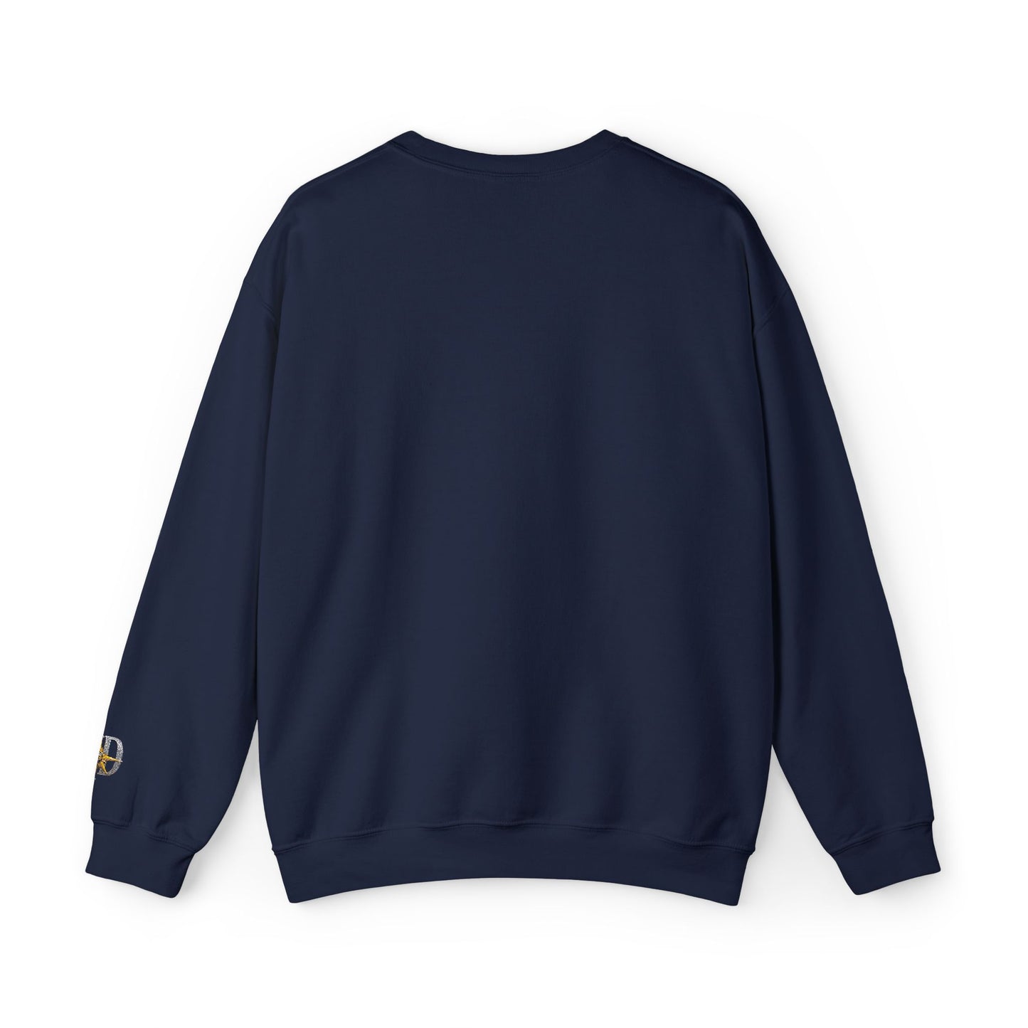 Reanne Dupris Embroidered Crewneck Sweatshirt with embroidered sleeves