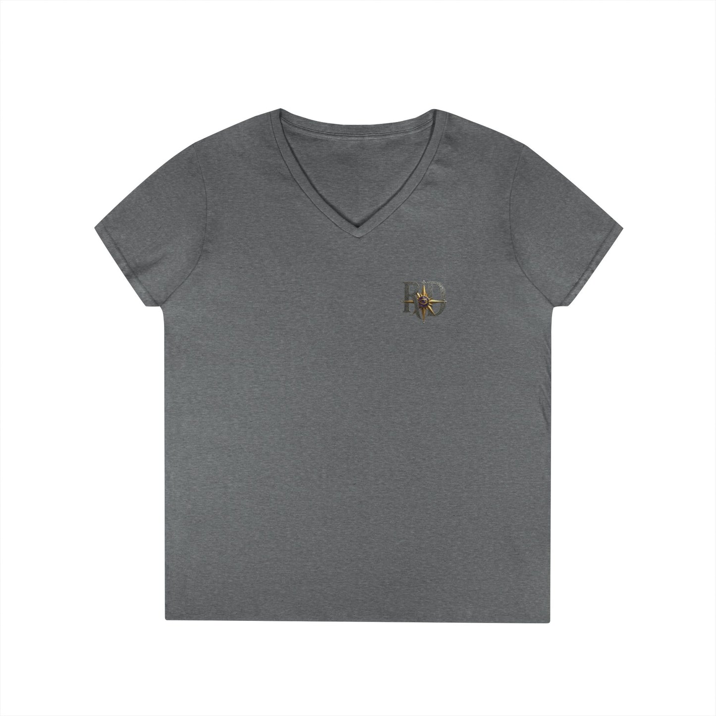Reanne Dupris Compass  V-Neck Tee —