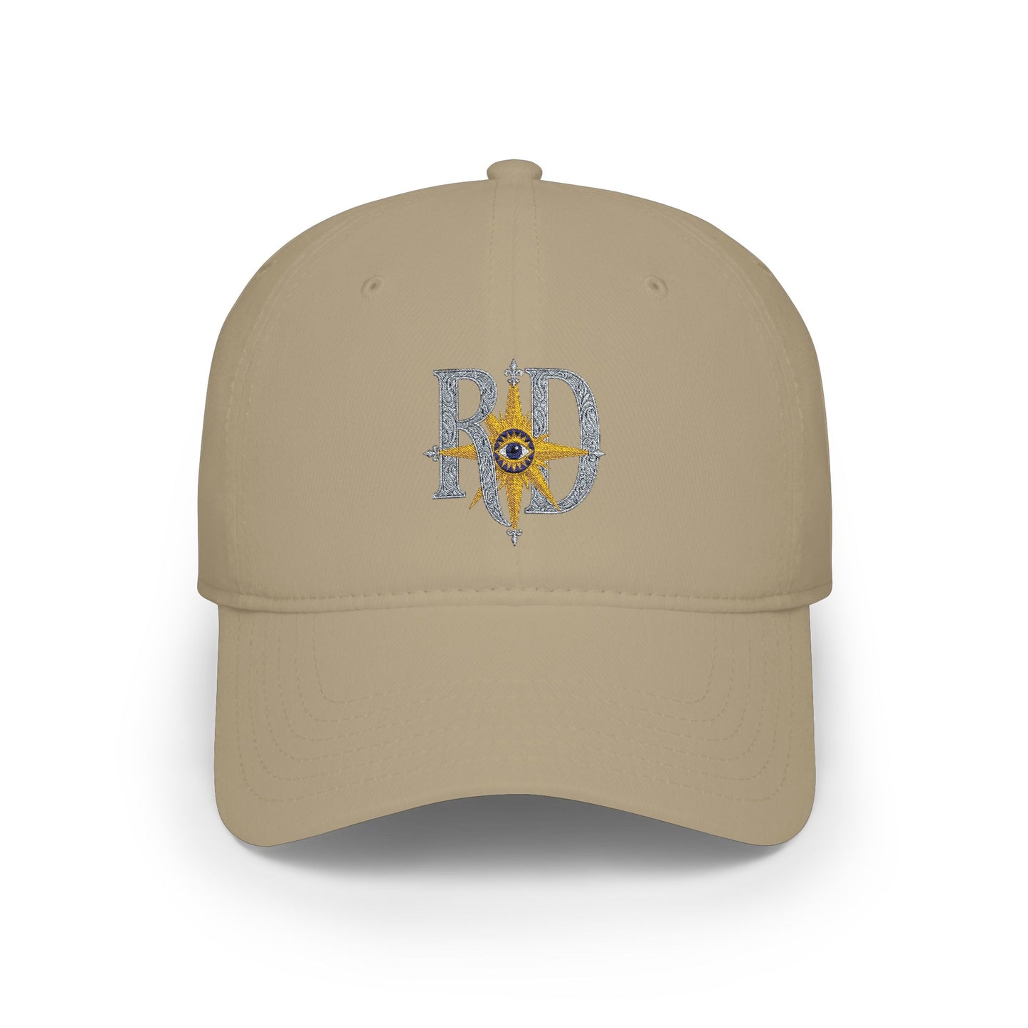 Low Profile Cap — Rustic Compass Rose RD Embroidered Hat