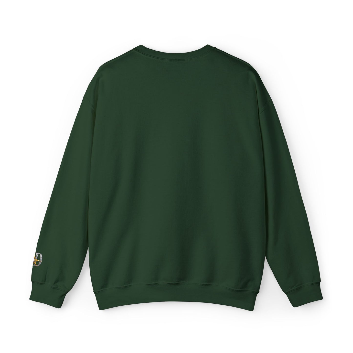 Reanne Dupris Embroidered Crewneck Sweatshirt with embroidered sleeves