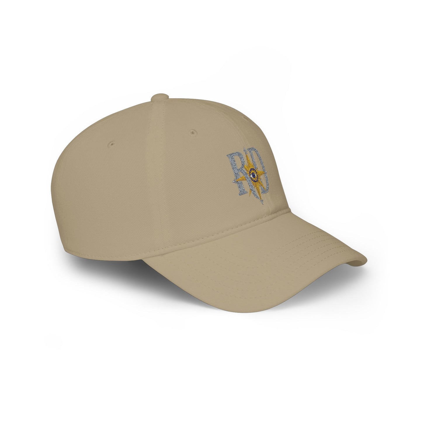 Low Profile Cap — Rustic Compass Rose RD Embroidered Hat