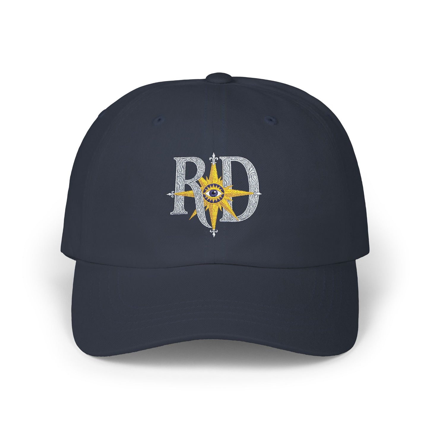 Reanne Dupris Compass Dad Cap — Embroidered 'RD' Nautical Logo Baseball Hat