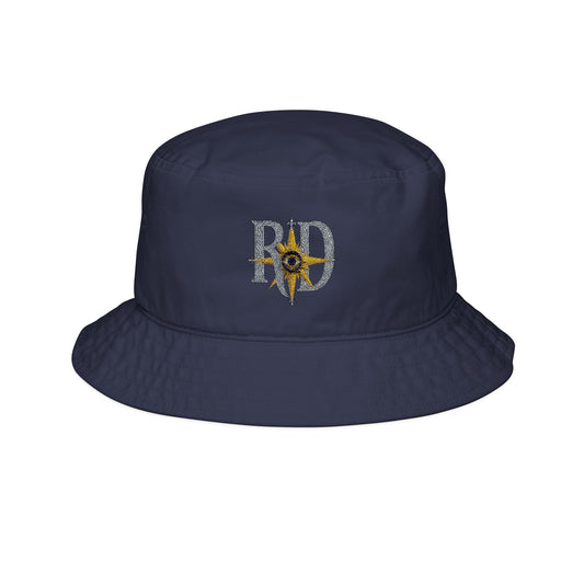 Embroidered RD Compass Bucket Hat — Reanne Dupris Logo