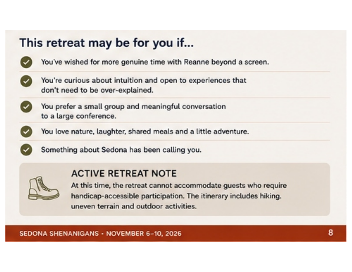 SEDONA Shenanigans $2995-$5695